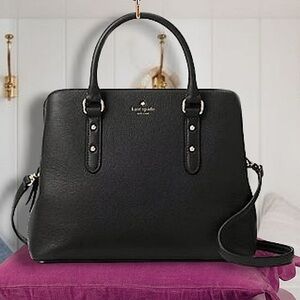 KATE SPADE "Larchmont Avenue Evangelie" Cross Body Satchel Bag